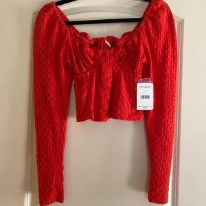 Free people lady bug top